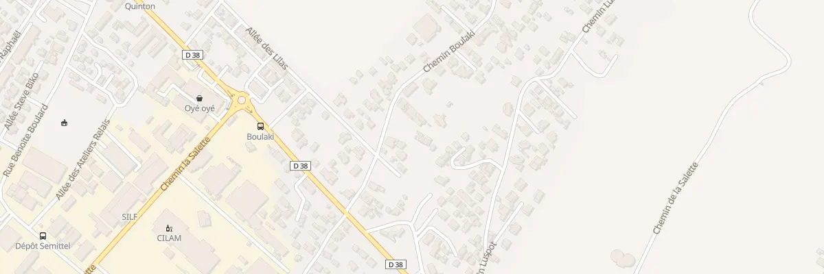 Plan du 22A Che Boulaki à Saint-Pierre