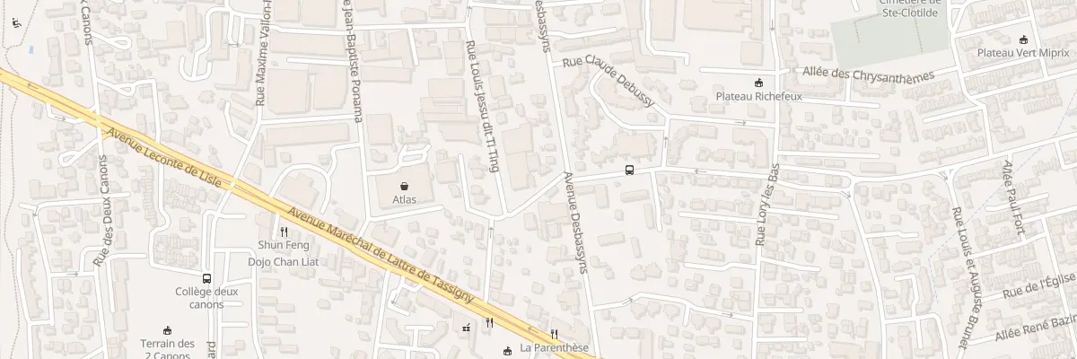 Plan du 19 Rue Louis Jessus Dit Ti Ting à Saint-Denis