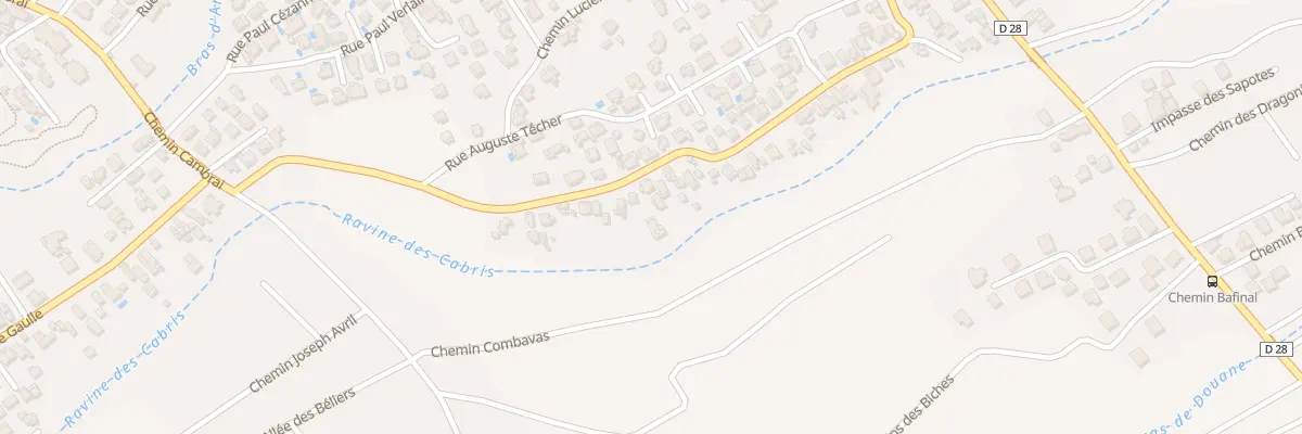 Plan du 30B Che Anaclet Benard à Saint-Pierre