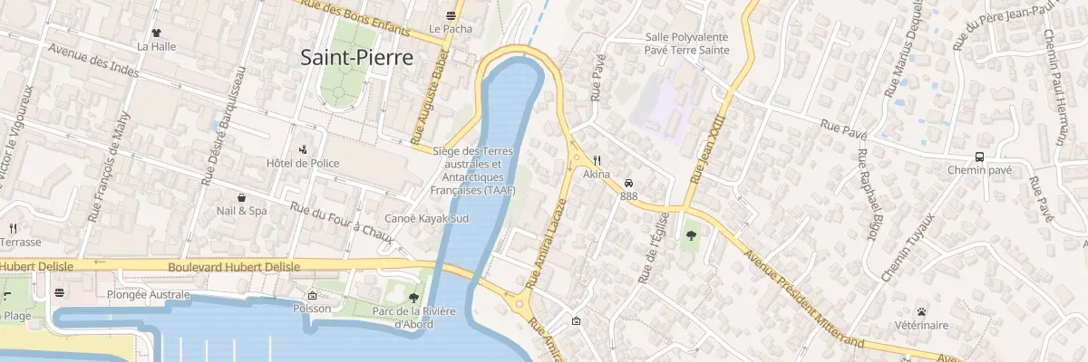 Plan du 20 Rue Amiral Lacaze à Saint-Pierre