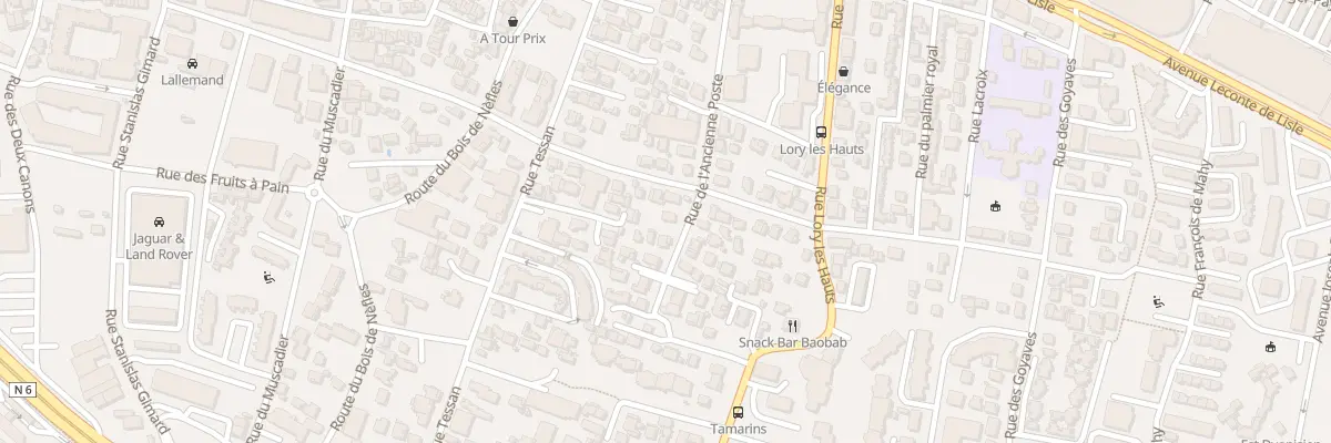 Plan du 46B Rue de l’Ancienne Poste à Saint-Denis