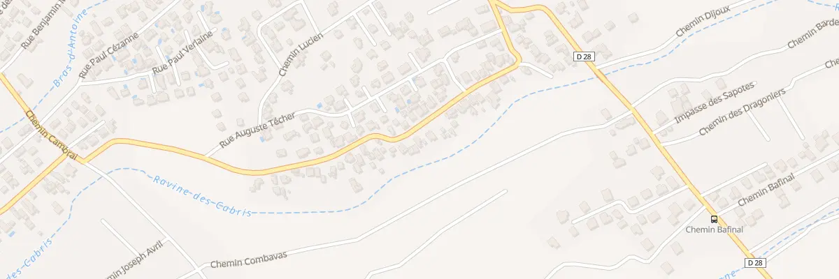Plan du 44 Che Anaclet Benard à Saint-Pierre