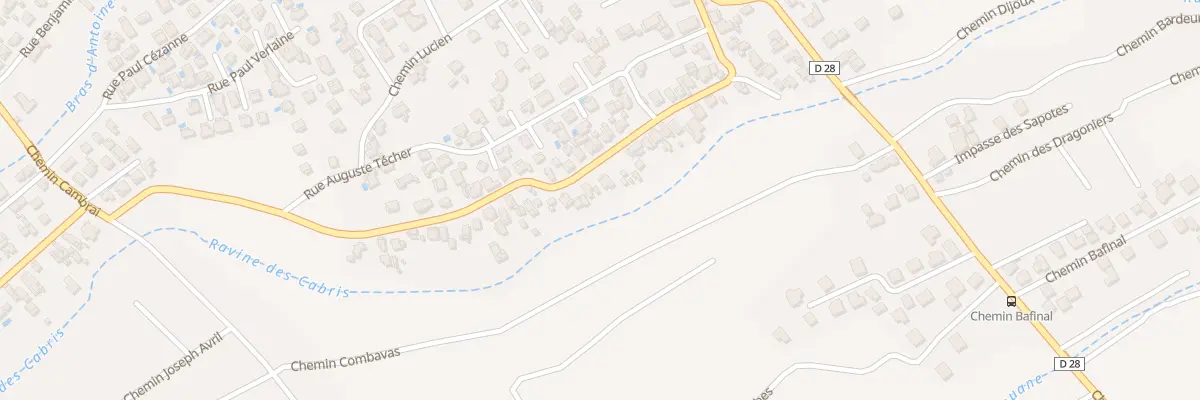 Plan du 44A Che Anaclet Benard à Saint-Pierre