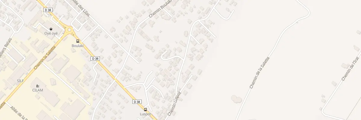Plan du 21 Che Luspot à Saint-Pierre