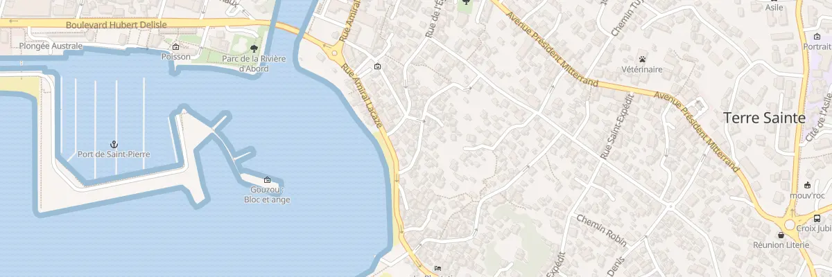Plan du 8 Rle Charles Prince à Saint-Pierre
