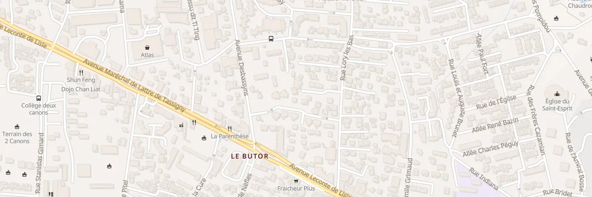 Plan du 86 Rue Lory les Bas à Saint-Denis