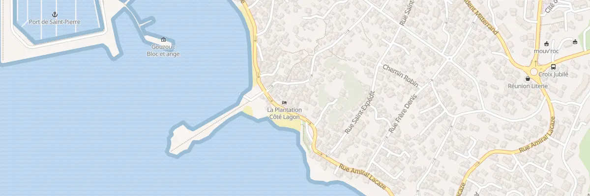 Plan du 87 Rue Amiral Lacaze à Saint-Pierre