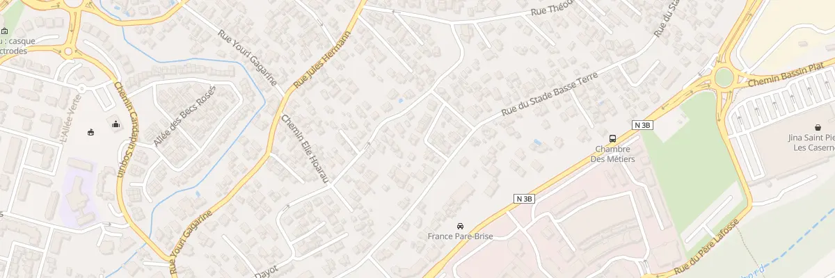 Plan du 15 Rue des Coriandres à Saint-Pierre