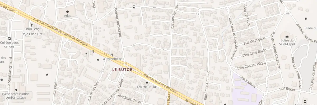 Plan du 6 Rue Joseph Luc à Saint-Denis