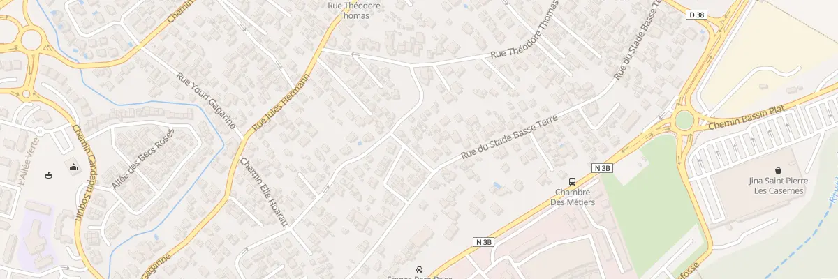 Plan du 6 Che Maximin Manazoi à Saint-Pierre