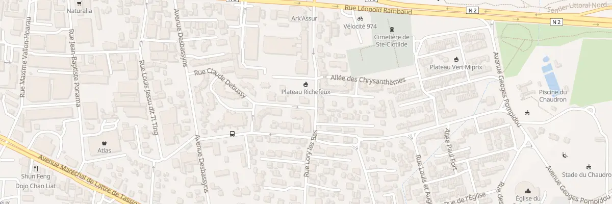 Plan du 12 Rue Lory les Bas à Saint-Denis