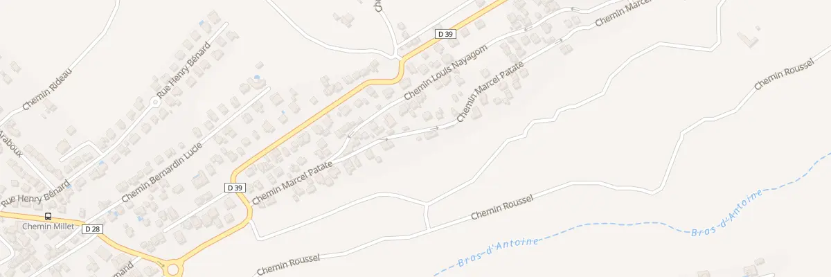 Plan du 22 Che Marcel Patate à Saint-Pierre