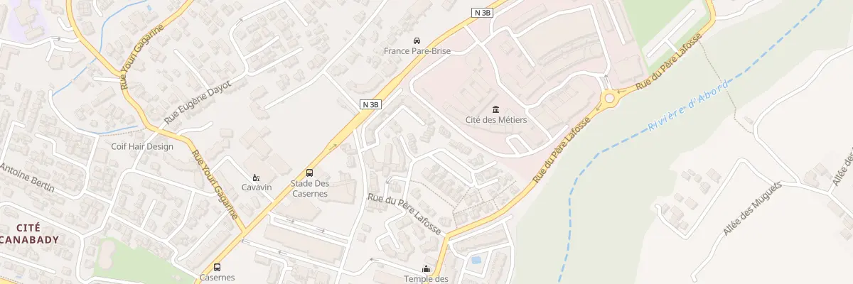 Plan du 15 Rue Pere Urbain Quatrefages à Saint-Pierre