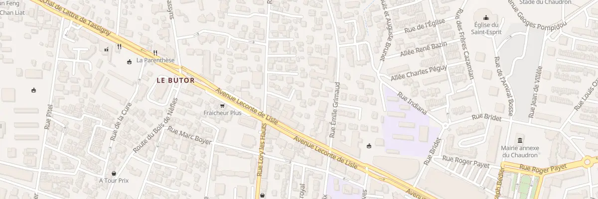 Plan du 11 Imp des Ambavilles à Saint-Denis