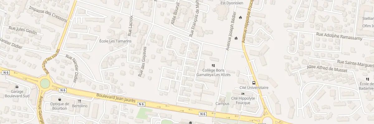 Plan du 163 Rue François de Mahy à Saint-Denis