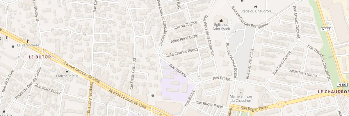 Plan du 2 All Charles Péguy à Saint-Denis
