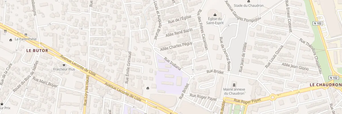 Plan du 5 Rue Indiana à Saint-Denis