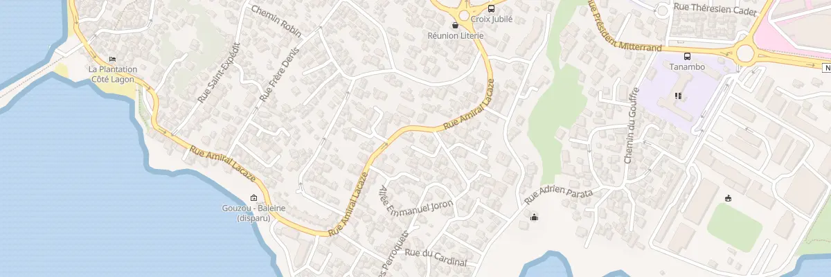 Plan du 344 Rue Amiral Lacaze à Saint-Pierre