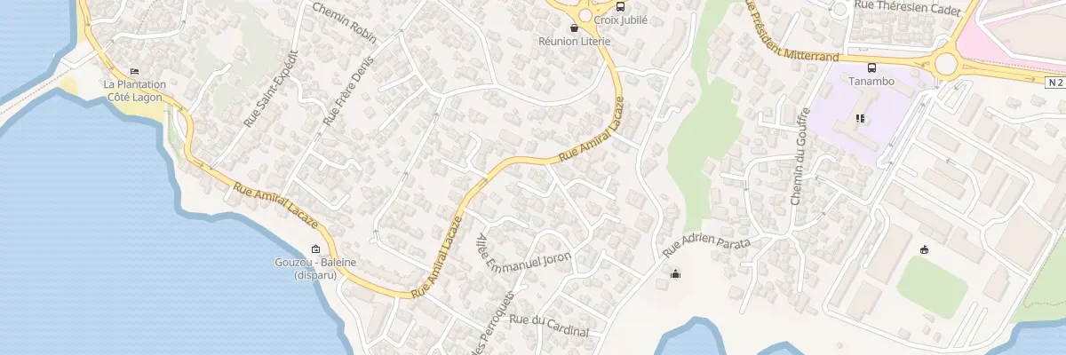 Plan du 346 Rue Amiral Lacaze à Saint-Pierre