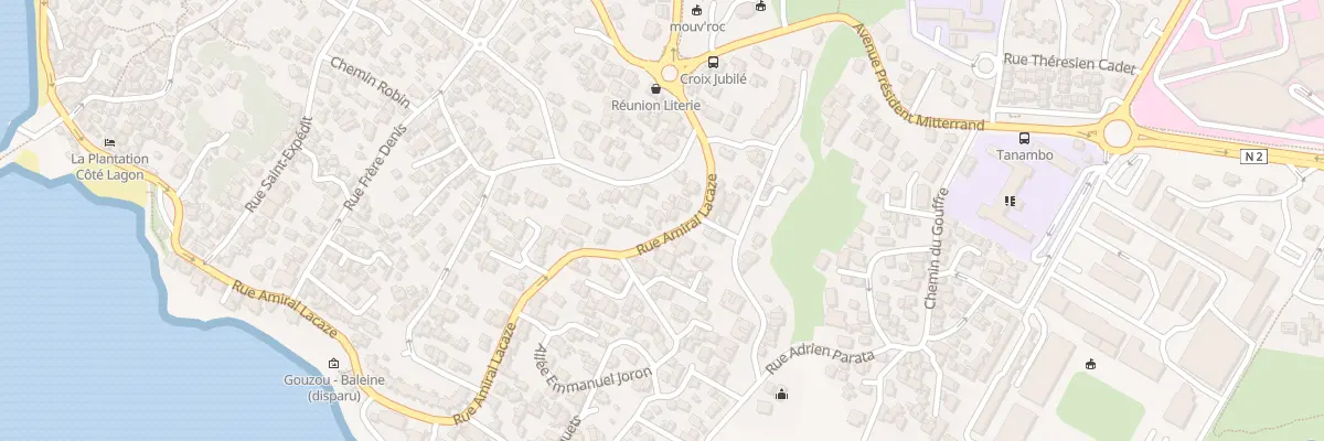 Plan du 237 Rue Amiral Lacaze à Saint-Pierre