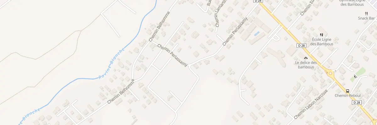 Plan du 80 Che Periassamy à Saint-Pierre