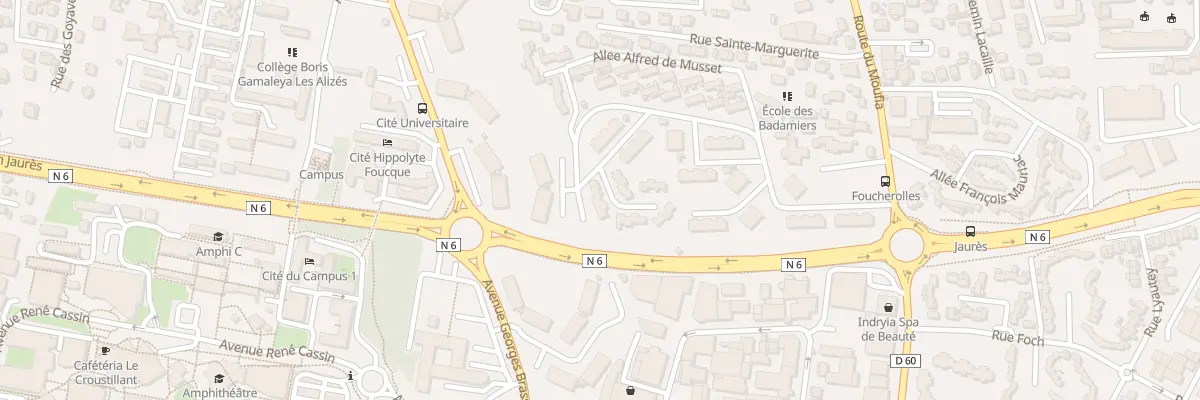 Plan du 6 Rue Paul Cézanne à Saint-Denis