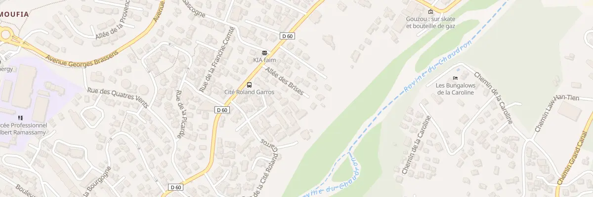 Plan du 8 All des Brises à Saint-Denis