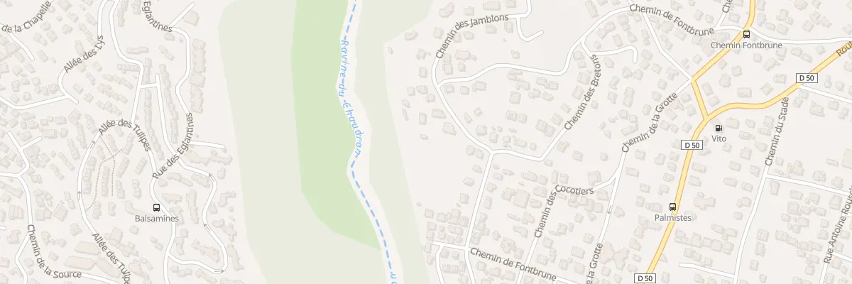Plan du 52 Che Fontbrune à Saint-Denis