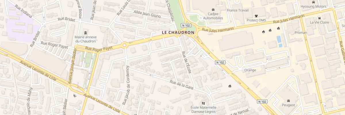 Plan du 23 All Raymond Radiguet à Saint-Denis