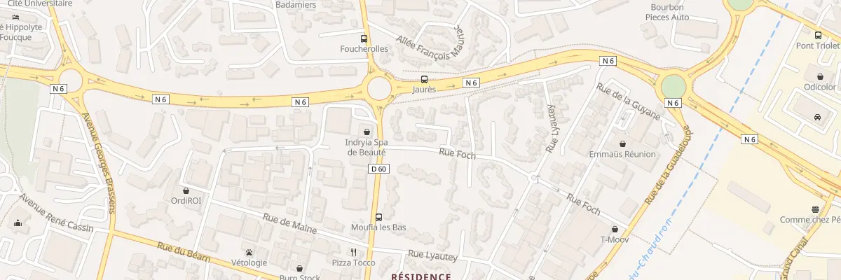 Plan du 9 Rue Foch à Saint-Denis
