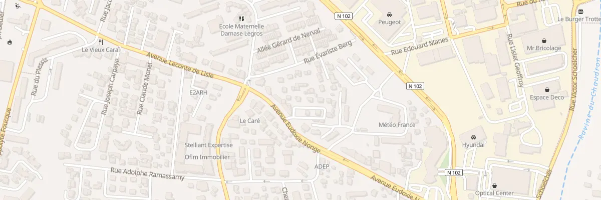 Plan du 9 Cité Tingapermal à Saint-Denis