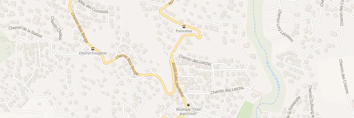 Plan du 29 Rte Jules Reydellet à Saint-Denis