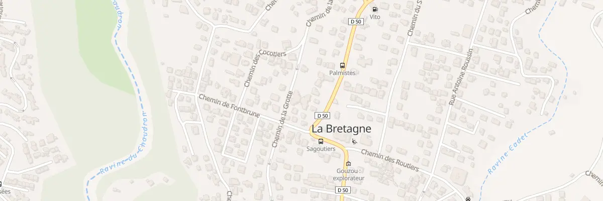 Plan du 27 Che de la Grotte La Breta à Saint-Denis