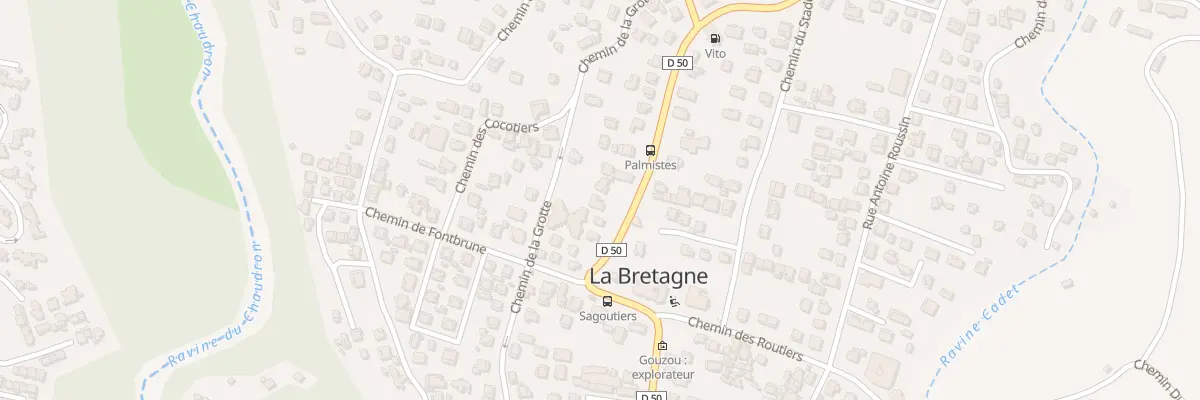 Plan du 134B Rte Gabriel Macé à Saint-Denis