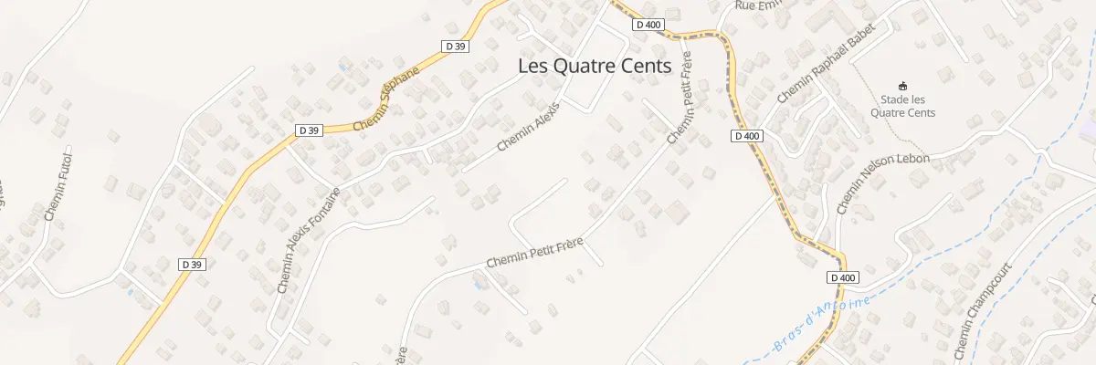 Plan du 15 Imp des Endormis à Saint-Pierre