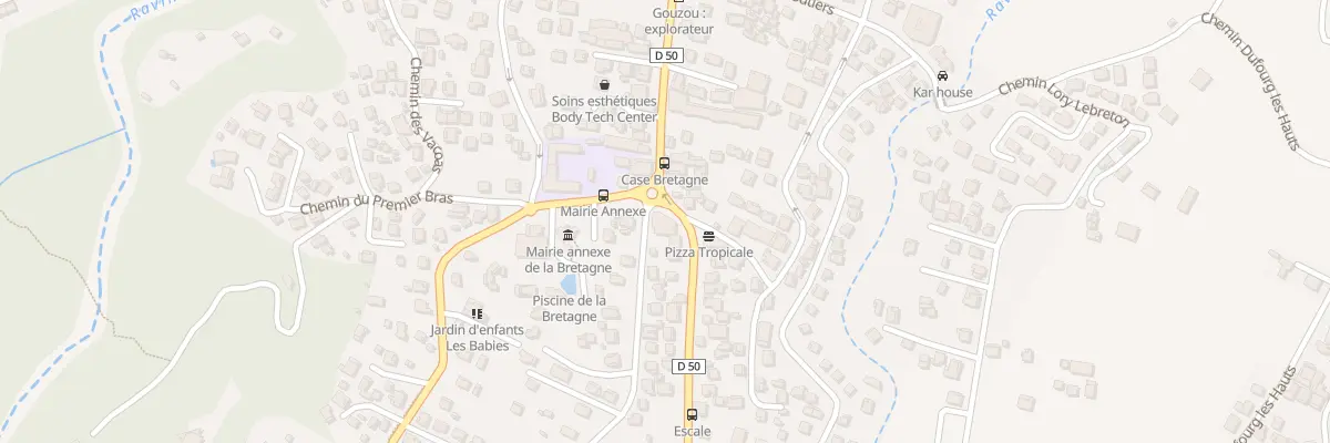 Plan du 172 Rte Gabriel Macé à Saint-Denis