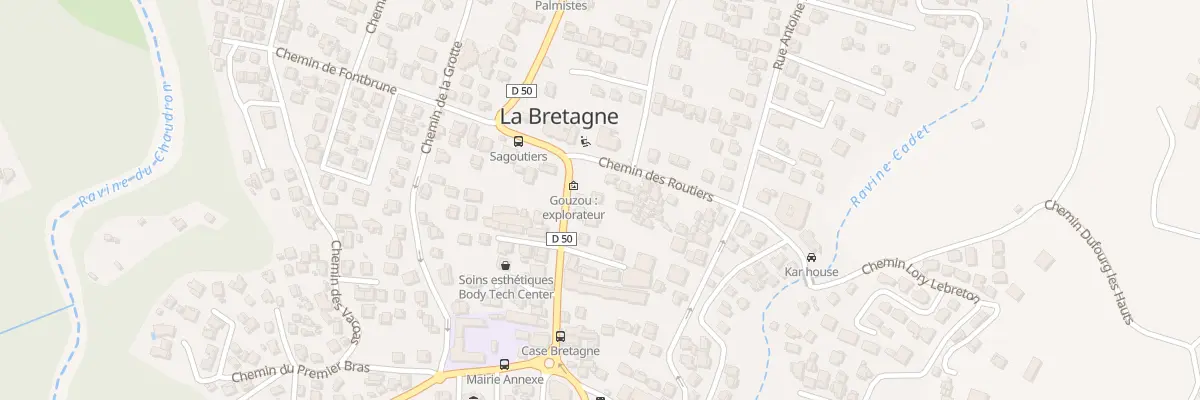 Plan du 123 Rte Gabriel Macé à Saint-Denis