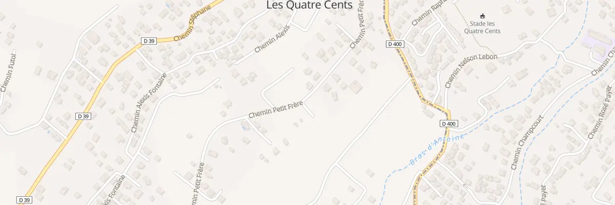 Plan du 230 Che Petit Frere à Saint-Pierre