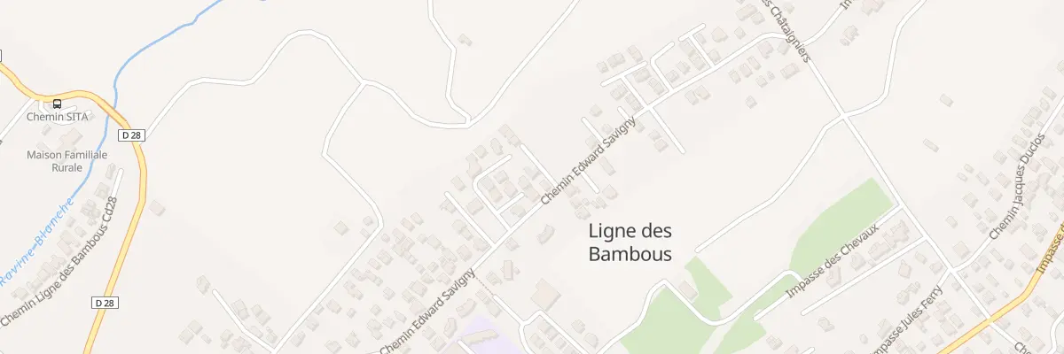 Plan du 163 Che Edward Savigny à Saint-Pierre
