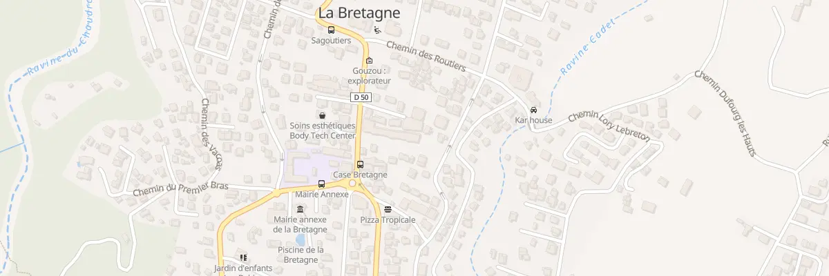 Plan du 145B Rte Gabriel Macé à Saint-Denis