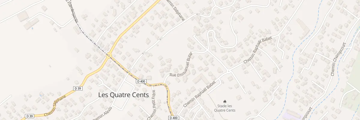 Plan du 23 Rue Emmanuel Burel au Tampon
