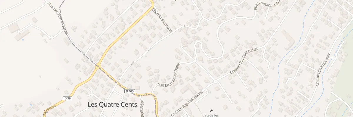 Plan du 33 Rue Emmanuel Burel au Tampon