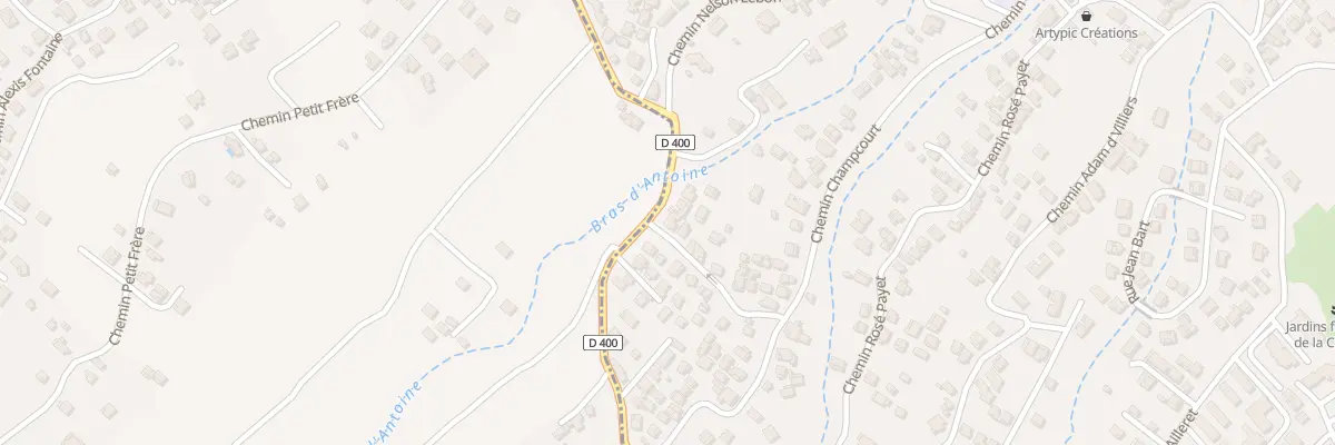 Plan du 22 Rue Thesee Rene Odon au Tampon