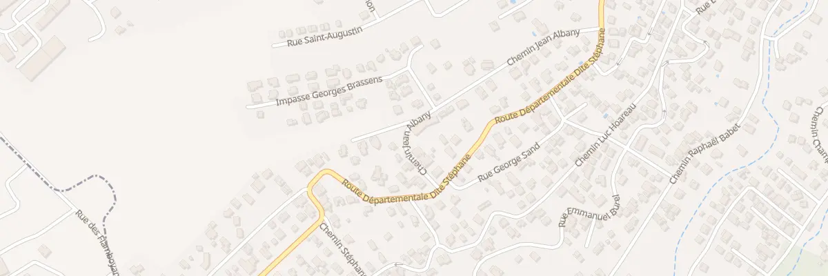 Plan du 14 Rue Jean Albany au Tampon