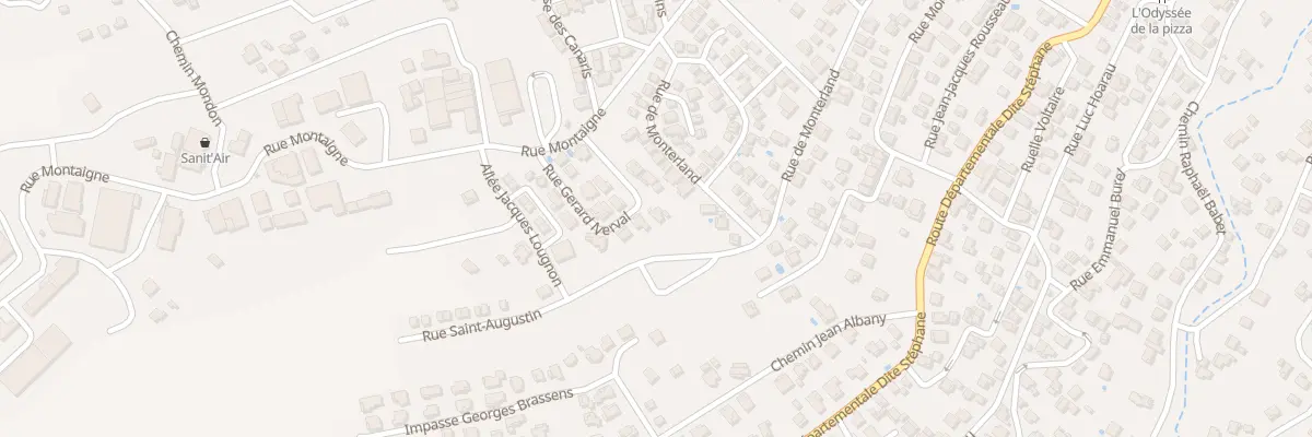 Plan du 14 Rue Gerard de Nerval au Tampon