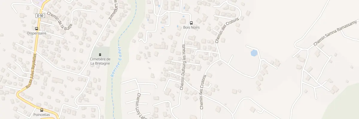 Plan du 146 Che Dufourg les Hauts à Saint-Denis