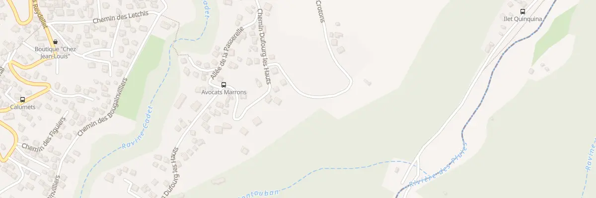 Plan du 267 Che des Crotons à Saint-Denis