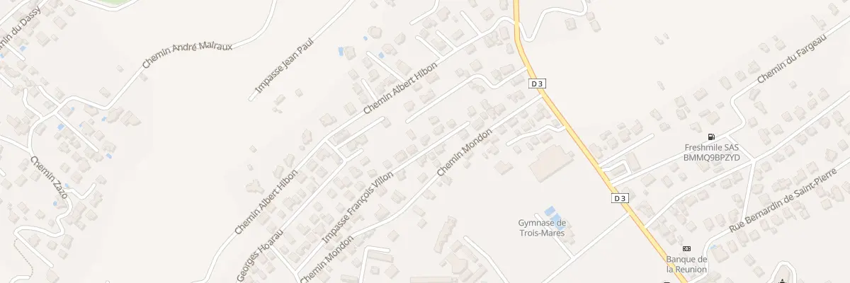 Plan du 31 Rue Francois Villon au Tampon