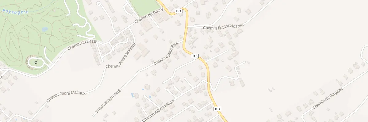 Plan du 65 Rue Charles Baudelaire au Tampon