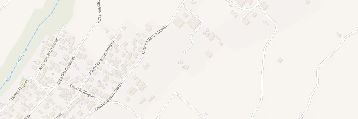 Plan du 5 Imp du Lt Colonel Goater à Saint-Pierre